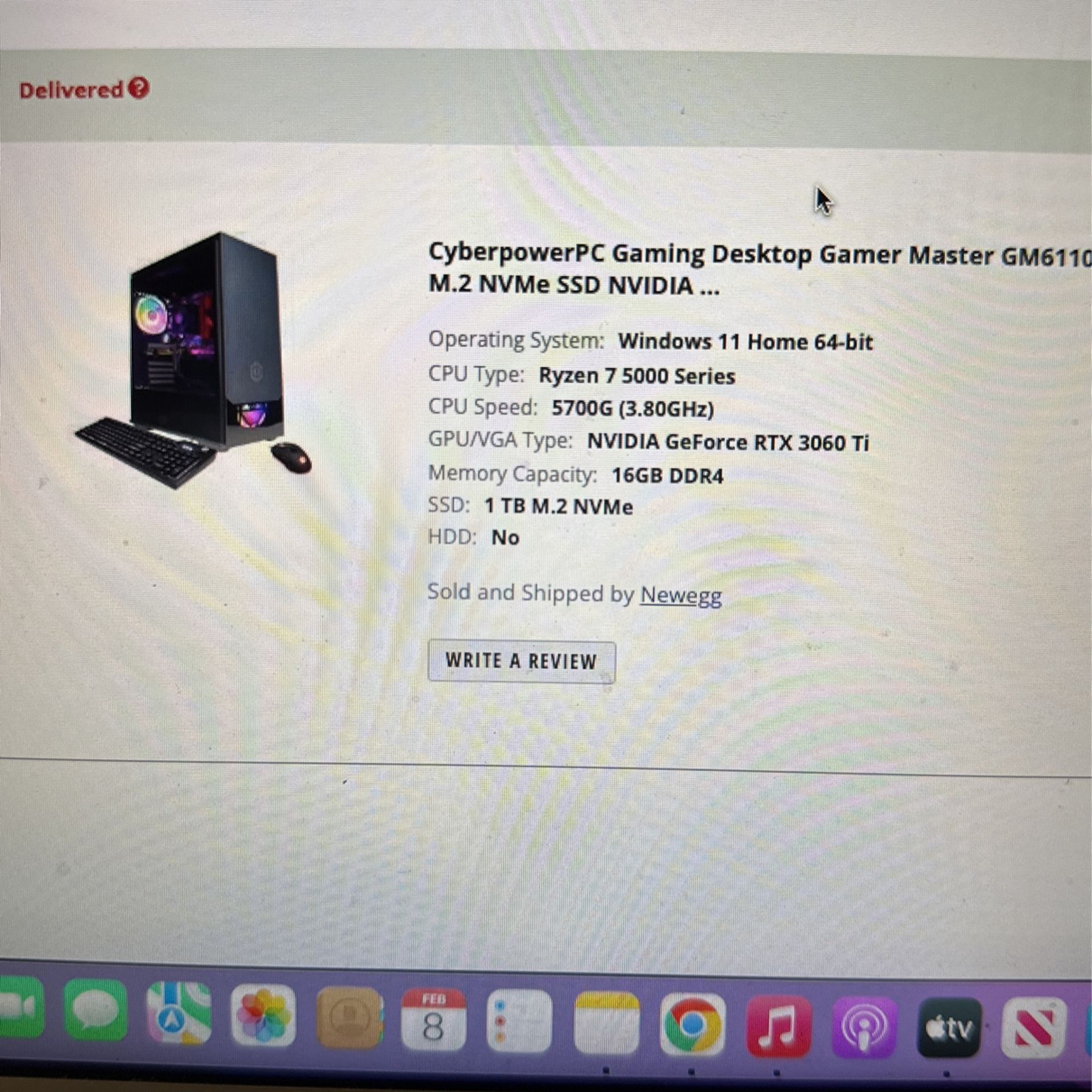 Gaming PC 3060 TI