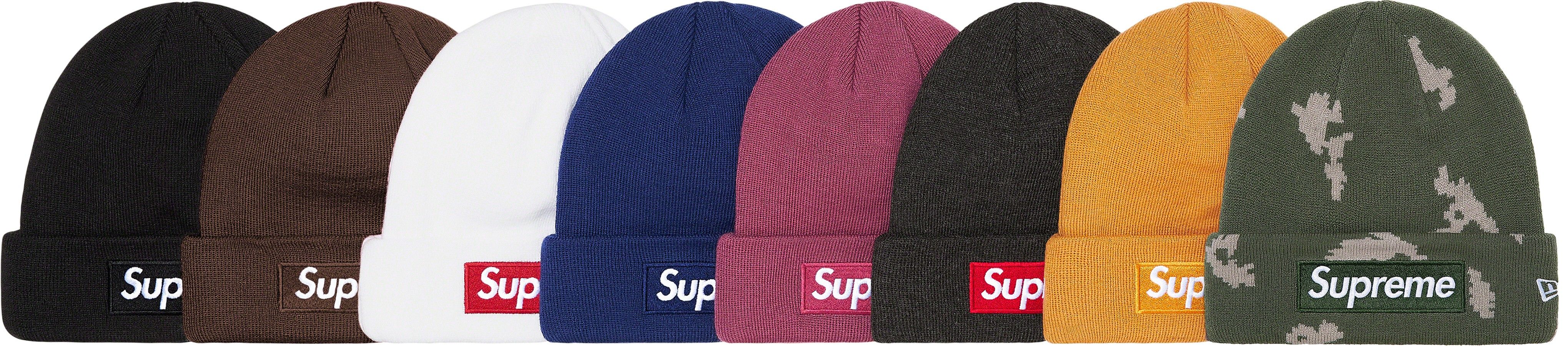 Supreme New Era Box Logo Beanies