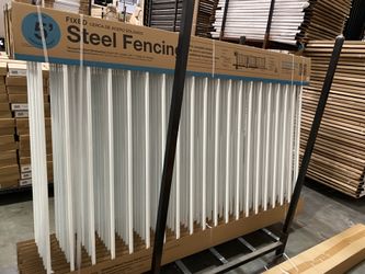 Wrought iron steel pool fencing (fence panels)
