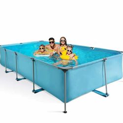 Swimming Pool Above Ground Outdoor 15ft Rectangle  178" x 87" J-36