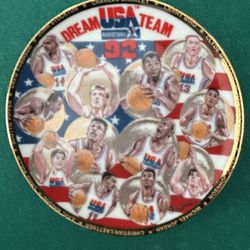 1992 Olympic Dream Team 4 1/2" Collectors Plate