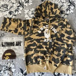 Bathing Ape Camo College Pullover