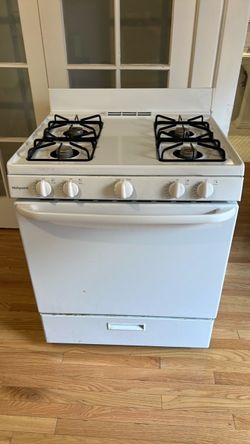 Hot point gas stove