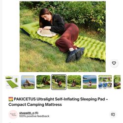 Camping Inflatable Mattress Pad 