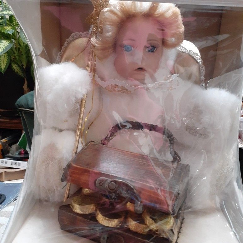 PORCELAIN FACE ANGEL DOLL