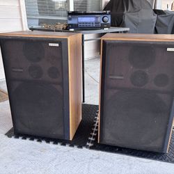 Vintage 1997 Pioneer CS-G404 & JVC RX-6000V Amplifier 