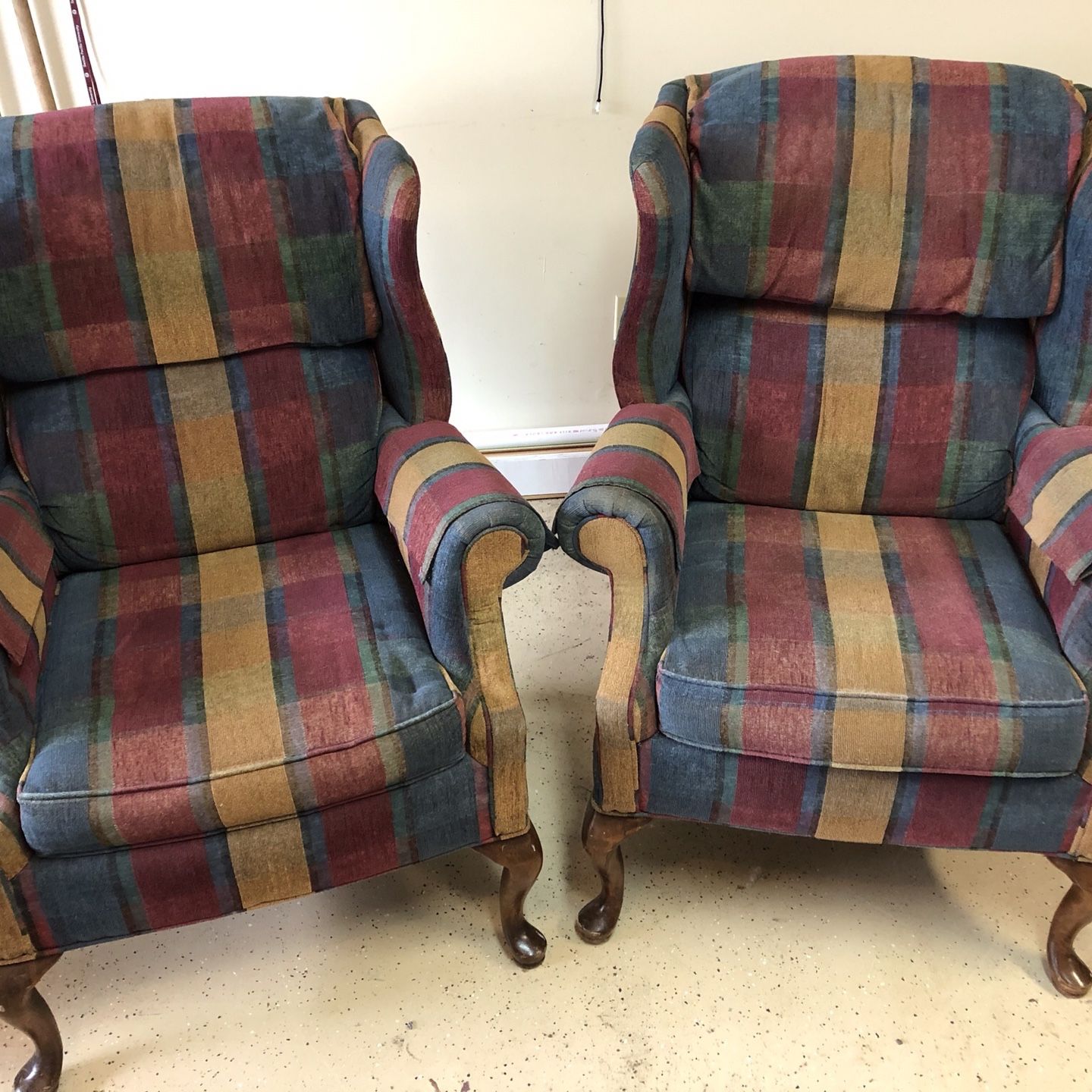 High Back Chairs Good Condition