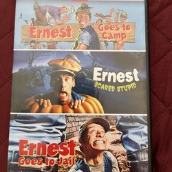 Ernest Movies DVD, Ernest Goes To Camp, Scared Stupid And Ernest Goes To Jail