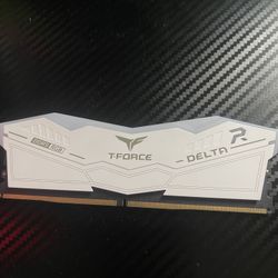White Single Ram Stick DDR5