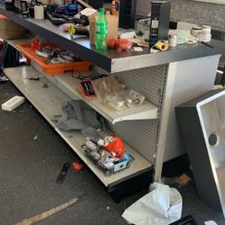 Countertop with Shelves
