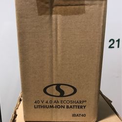 Snow Joe/  Sun Joe Lithium Ion Battery IBat 40