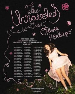 Olivia Rodrigo The Unraveled Tour
