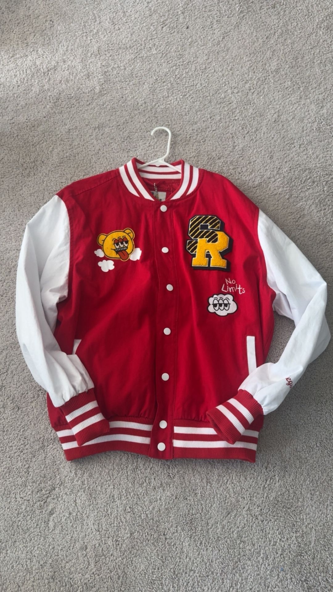 varsity jacket - smoke rise