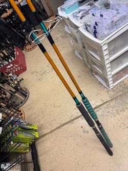 Murrieta Pair of Fenwick spinning and conventional fishing rods. Price is the pair.