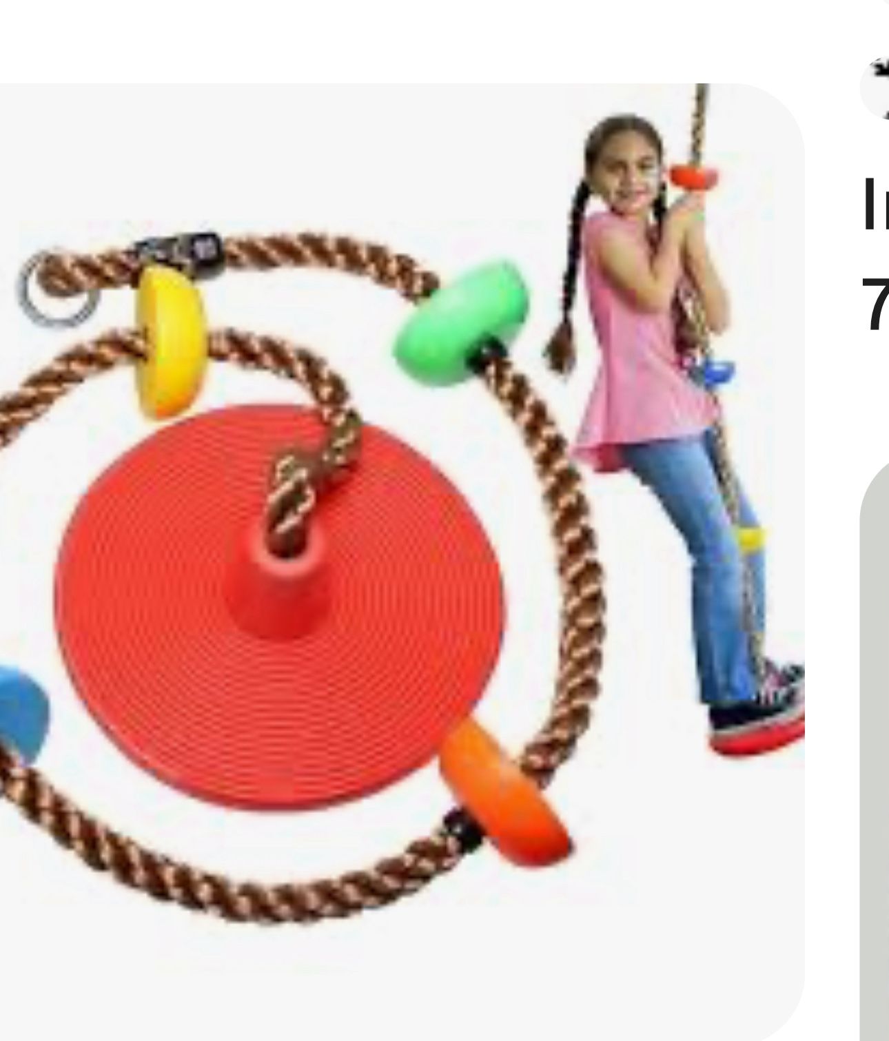 Climbing Rope Tree Swing