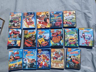 Blaze and the Monster Machines DVDs 16 Lot