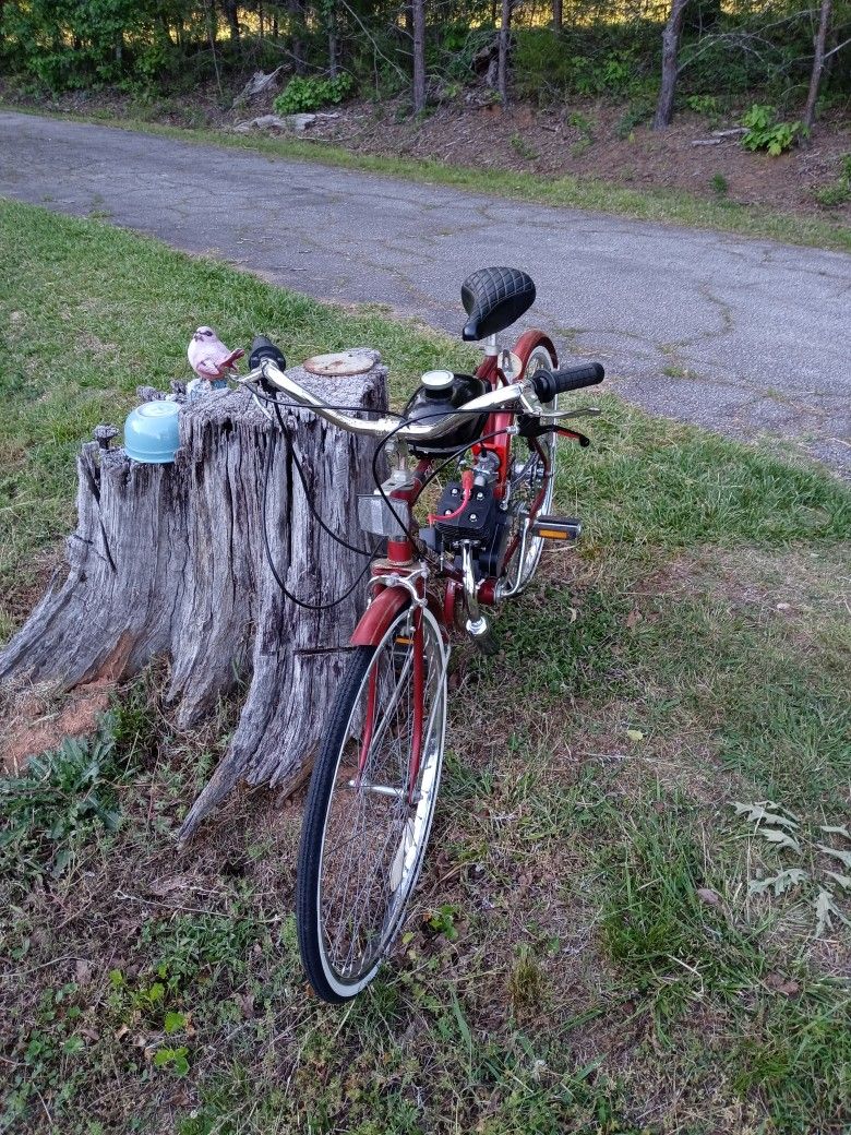 100cc Gasoline powered bicycle