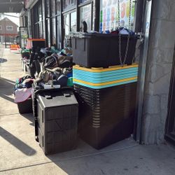 27 Gallons Storage Containers $8 Each 