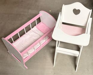 Wooden Doll Playset