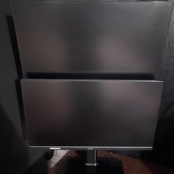 Two acer 27” monitors + mount