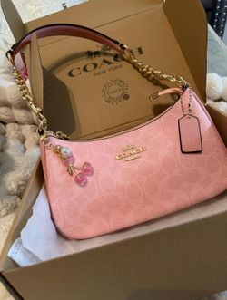 Pink Teri Coach bag