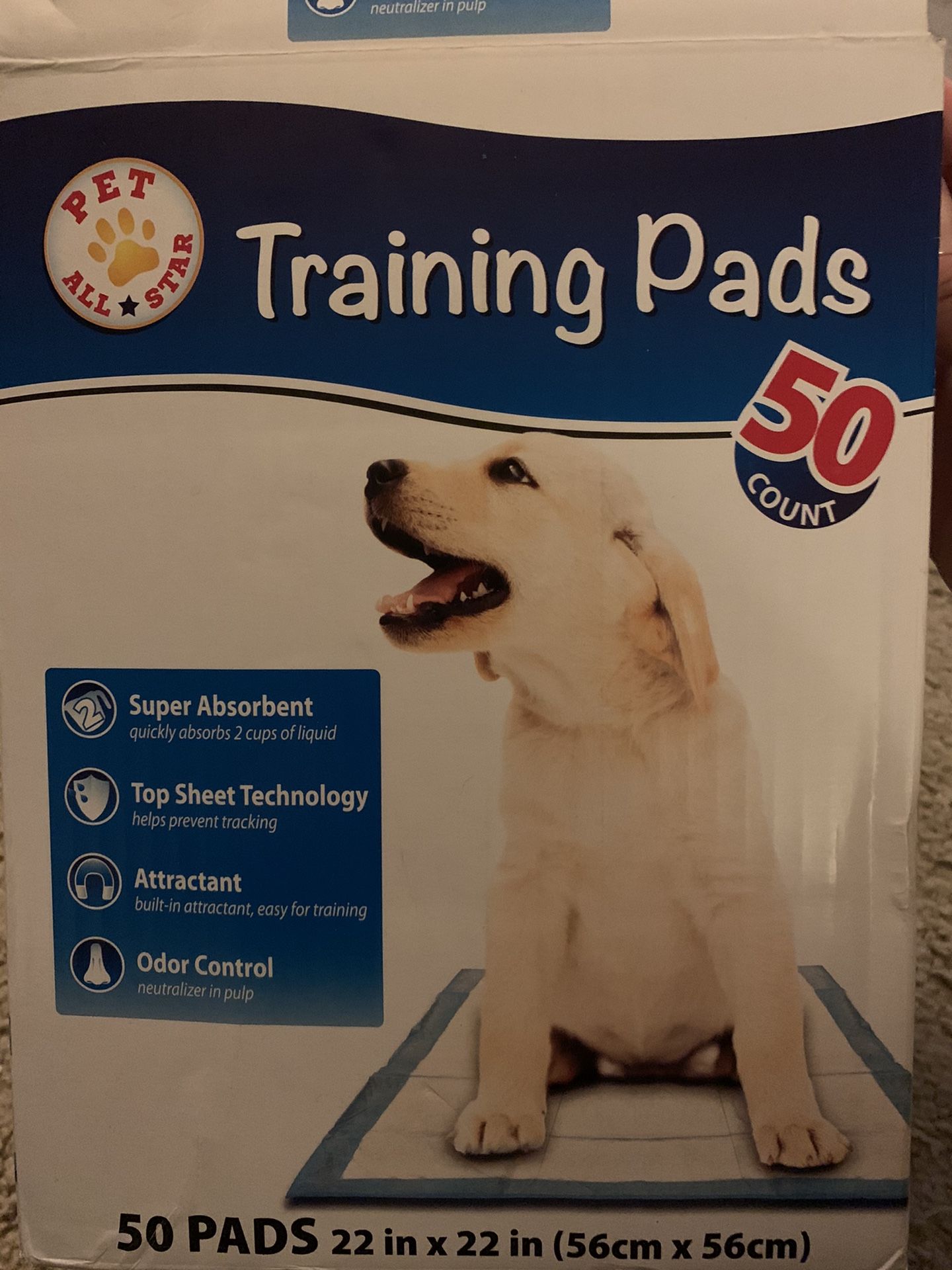 Puppy Training Pads 50ct
