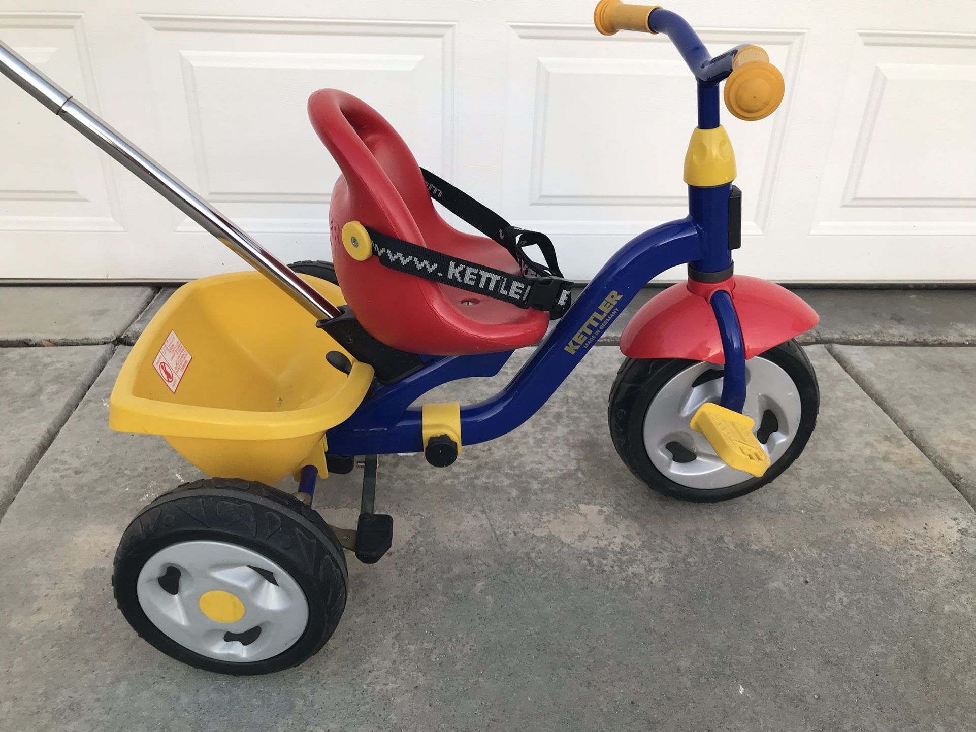 Kettles Tricycle With Push Bar
