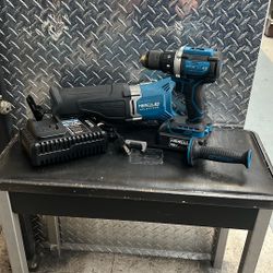 Hercules 20v Brushless 2 Tool Combo Drill Sawzall Kit