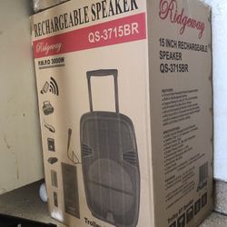15” Woofer - Bluetooth - Rechargeable - Microphone Included 