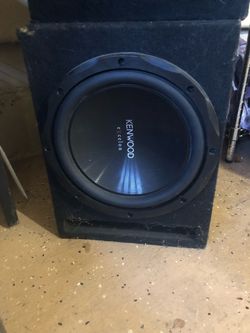 Kenwood Excelon Subwoofer in Ported Box