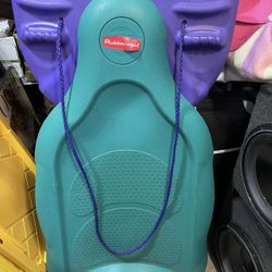 Full Size Heavy Duty Weighted Snow Sled- Rubbermaid 