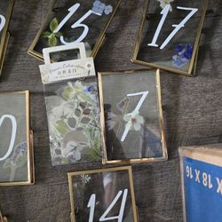 17 Table Numbers, Plus Stickers