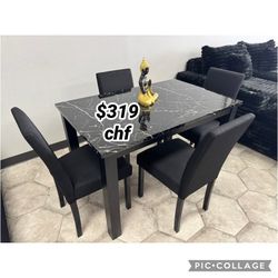 Christmas Sale 5 Piece Counter Height Dining Table Set 