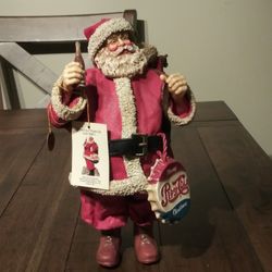 Pepsi Cola Stand Up Santa.  Replica of the Late 1940's Advertising.