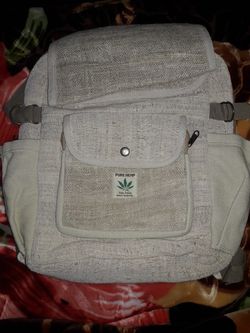 Pure hemp back pack