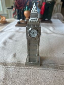 London Souvenir Big Ben Clock Metal Plated