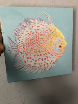 Small fish canvas