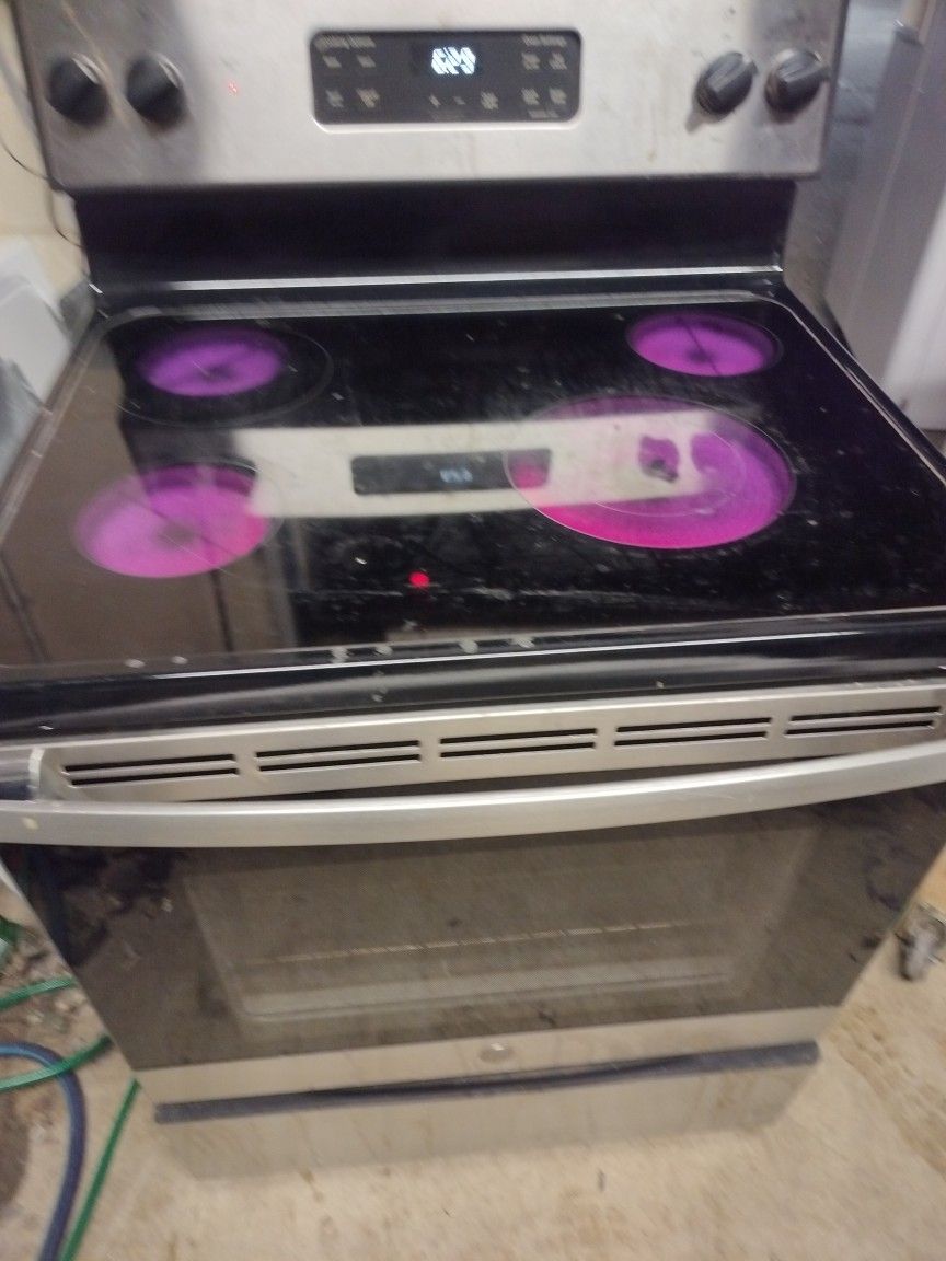 GE Stainless Steel GLASSTOP STOVE OVEN