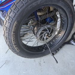 Super 73 Z1 rear wheel. Brand new tire