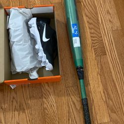 $200 New Bat Worth $400 And Brand Nike Shoes Size 8