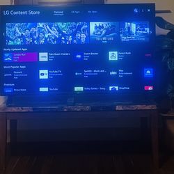 55” LG 4K UHD (3840x2160) Smart LED TV