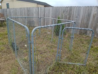 6x6 Metal fence enclosure