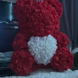 Valentines Day Rose Bear Gift