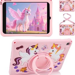 iPad 10.2” Unicorn Case for iPad 7 8 9 Gen Shockproof w/ Strap & Stand