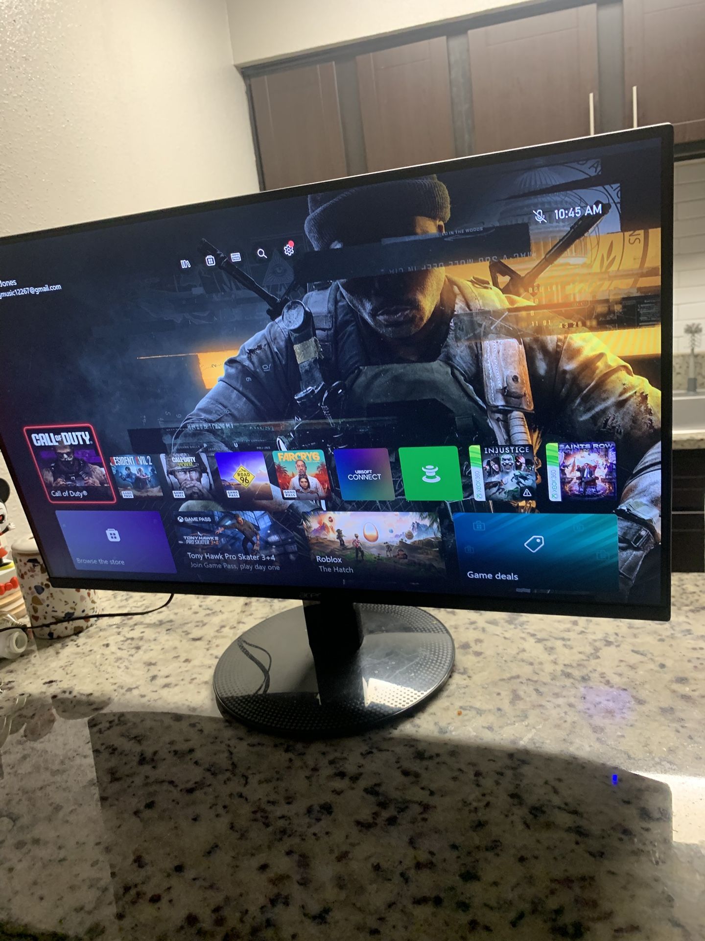 Gaming Chair And Monitor Bundle