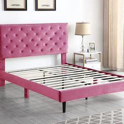 Pink Full Size Bed Frame