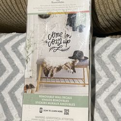 RoomMates Come in & Cozy up Black Quote Peel and Stick Wall Decals