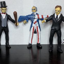 RARE The Purge Election Year Horror Action Figure Set Collectible Toys