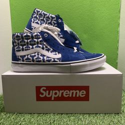 Vans X Supreme Skate Grosso Mid Monogram S logo Royal