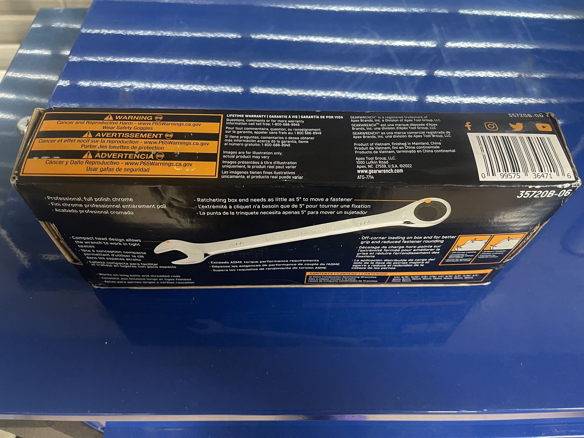 Brand New Gearwrench 35720B06 20pc SAE/metric Ratcheting Wrench Set